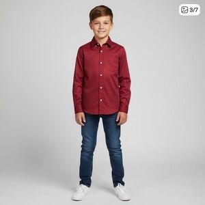 002 SHRRTS: Dockers long sleeves button down shirt size 10